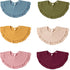 Bibs-Set 6 Baby Cotton Muslin Ruffled