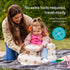 Solens Inflatable Baby Seat for Sitting Up with Tray & Back Support, Baby Sit Up Chair with Built-in Air Pump