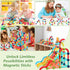 COUOMOXA Magnetic Building Sticks Blocks Kids Toys, STEM Educational Construction Toys for 3-8 Year Olds, Gifts for Kids