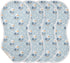 decor gift 4 Pack 22x11in Cotton Newborns Burp Cloths Good Absorbent? Cute Cartoon Nile Bird Blue wash rag for Newborns
