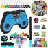 Meooeck 90 Video Game Party Favors, Game Controller Piñata, Blindfold, Confetti, Keychain, Gamer Birthday Decorations