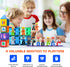 Playmags Large Magnetic Figures Community Set of 15 Pieces, 3” Play People for Building Blocks