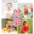 2-4 Joyo roy Mess Proof Baby Bibs for Eating Waterproof Toddler Bibs Years Soft Machine Washable Sleeveless Smock Bib