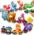 Set Ages3-5, Vanmor Wooden Train for Toddlers, Magnetic Animal Number Train Toys for Toddler Learning Toys, Fine Motor