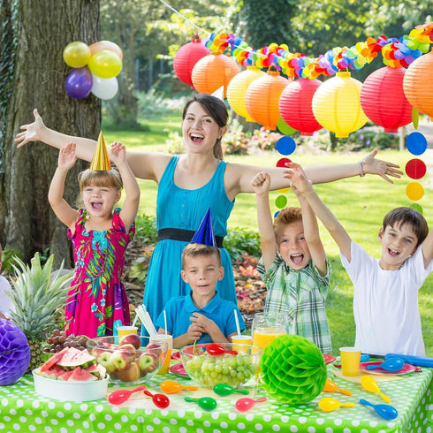 OuMuaMua 12pcs Mini Maracas for Kids, Plastic Maraca Shakers for Fiesta Party Favors, Music Party Supplies