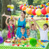 OuMuaMua 12pcs Mini Maracas for Kids, Plastic Maraca Shakers for Fiesta Party Favors, Music Party Supplies