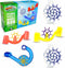 Marble Genius Spinning Wheels, Marble Run Accessory Add-On Set (5 Pieces) for Problem-Solving Fun