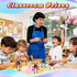 YAIUERL 24 Pcs Funny Sensory Fidget Toys,Deformable Chain DIY Robot Spinners Fingertip Stress Relief Gyro Toy Birthday