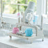 100% countertop PopYum Seattle Gray Space Saving Drying Rack from Recycled Bottles, for Baby Bottle, Plastic Bags