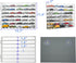 YYDS 1/64 Scale Diecast Display Case for 35 Toy Cars, Wall Mount, Mirrored Back, Hot Matchbox Cars