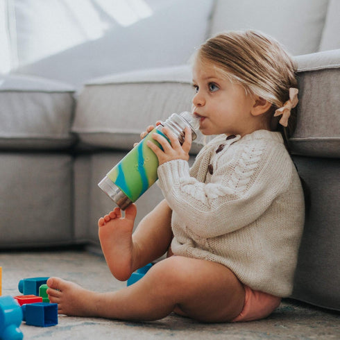 4-Pack Pura Baby Sipper Spouts - Medical-Grade Silicone, Anti-Colic, BPA-Free, Dishwasher Safe