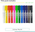 Kwik Stix Solid Tempera Paints, Thin Stix Paint Pens - 12 Classic Colors for Children, 12 Pack - TPG-608
