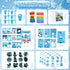 Set Frozen (12Set BenLouis Winter Party Favors Holiday Themed Coloring Book Classroom Gift Prizes Bulk for Students