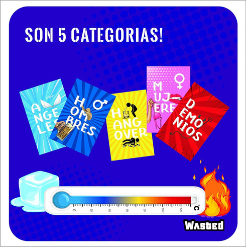 Wasted - The Party Game by Happy Ending Games - Board Game of Dares (Spanish Version)