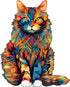 Wooden Puzzle for Adults, Unique Animal Shape Jigsaw Puzzles, Challenging 300 Pcs Gift (L-16.5 * 13.2in)