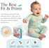 Set Baby Romper & Baby Book Viscose from Bamboo Pajamas for Babies