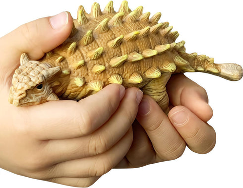 Gemini&Genius Ankylosaurus Dinosaur Toy Action Figure - Saichania Toy, Gift for Kids 3 Year Olds and Up