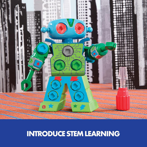 Educational Insights Design & Drill Robot Take Apart Toy, 23-Pieces STEM Toy, Gift for Kids Ages 3+