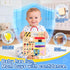1-3 v3) Grarain Busy Board for Toddlers - Montessori Educational Toy for Year Old Boys & Girls | Travel-Friendly