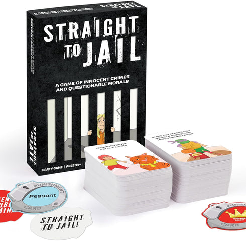 14 4 12 Vango Straight to Jail A Game of Innocent Crimes and Questionable Morals - Ages and Up - Card Game