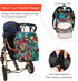 Multi-Function Diaper Bag Backpack with Large Capacity and Insulated Pockets for Mom/Dad, Leaf