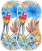 FLildon Muslin Burp Cloth for Baby 2PCS Tropical Floral Parrots Super Absorbent Burping