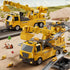NIPLOOOW 2 1 Playset, Set 3 4 5 6 in Construction Cranes Truck Toy Engineering Excavator Track with Crane, Excavator