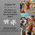 Funny Dog Puzzle Beach Dogs 1000 Pieces for Adults, Animal Jigsaw Puzzles for Vacation, Holiday Puppy Bulldog Decor