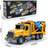 Dwi Dowellin Toy Truck Transport Cars Carrier with Racing Car for Kids Toddlers, Birthday Gifts for Boys Age 3-6
