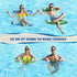Clothirily 2 Pack 4-in-1 Swimming Hammock Pool Floats - Inflatable Pool Floats Rafts, Pool Floaties for Adults, Pool