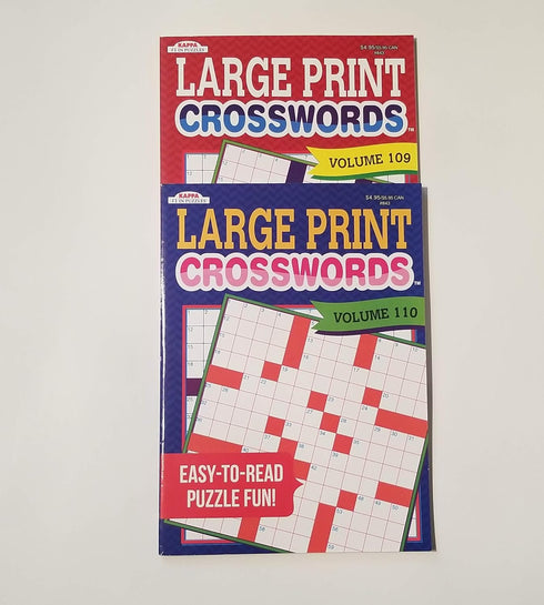 Large Print Crosswords Set, 2 Volume (48 & 49)