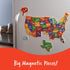 Learning Resources Magnetic US Map Puzzle - 44 Pieces - Geography Learning for Kids Ages 4+