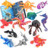 12 Pack 3D Printed Animal Toys, Desk Pets Sea Animal Toys with