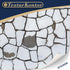 TexturKontor 3 1:12 Sheets Self Adhesive Floor Tiles for Dollhouse Scale (Winter Village Pavings)