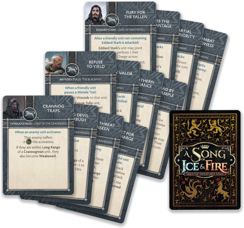 CMON A Song of Ice and Fire Tabletop Miniatures Game Stark Heroes I Set, Strategy Game for Adults, 2+ Players