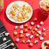 240 Junkin Pieces Fake Popcorn Decor Resin Artificial Miniature Popcorn Resin Food Props Pendant for Keychain Earring