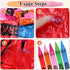 craftshou 20 42" Supplies,5 Pcs Tall Inflatable Crayons Large Blow up Crayons Jumbo Decorations Giant Prop for Birthday