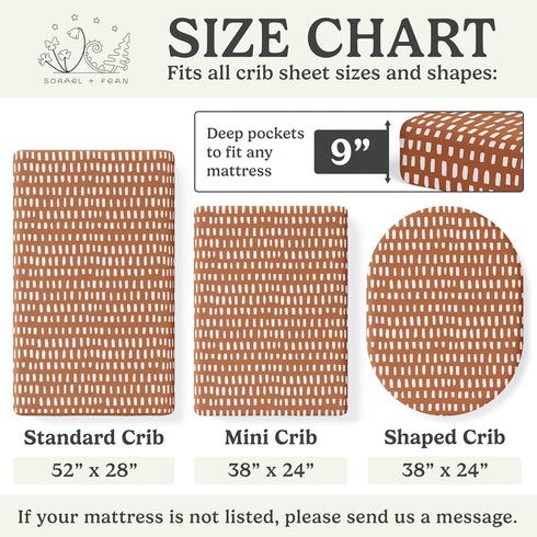 2 Pack Crib Sheets Neutral - Fitted Baby Crib Sheets Bed for Girl Boy - Standard & Toddler Mattress (Safari Adventure)