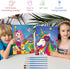 3 Pack Paint-by-Numbers Kit for Kids, 8x10 Inch Framed Canvas with 24 Acrylic Paint Pots, 6 Brushes, Art Set