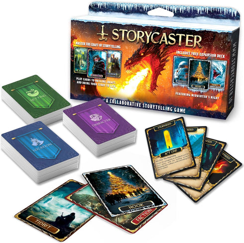 Pack (151 Storycaster Fantasy I Starter Deck | Storytelling Card Game | Includes Free Midwinter Night's Expansion