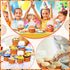 Sunnyray 48 Sets Basketball Hoop Snack Cups with Cards, Disposable 8 oz Treat Bowls for Party