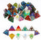 10 Pack of D4 Dice: Random Color 4 Sided Polyhedral Dice for DND RPG MTG