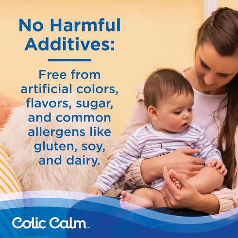 Upset 2 oz (Pack 1) Colic Calm Infant Gripe Water for Colic, Helps Fussiness, Stomach, and Baby Gas Relief, fl