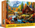 2000 Jigsaw Puzzles Pieces for Adults Families Bear Village Pieces Fit Together Perfectly