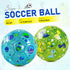 2 2 Pack 1 2 3 4 5 6 ZOOJOY Size Soccer Ball, Cartoon Balls with Pump Mesh Bag, Planet & Dinosaur Toddler Boys Toys