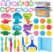 VConejo Dough Tools Play Sets for Kids, 37pcs Clay and Dough Accessories