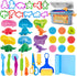 VConejo Dough Tools Play Sets for Kids, 37pcs Clay and Dough Accessories