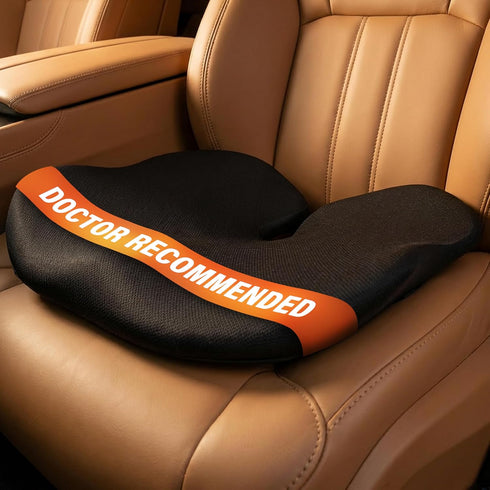 Everlasting Comfort Car Seat Cushion for Driving - Orthopedic Car Cushion for