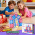 3 4 5 6 Coodoo Diamond Magnetic Tiles Magnetic Building Blocks STEM Sensory Toy for Boys Girls Pink Castle Dollhouse