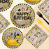 96 350GSM Set 24 Grencian PCS Handyman Tools Party Supplies Handyman Tools Party Plates Disposable Handyman Tools